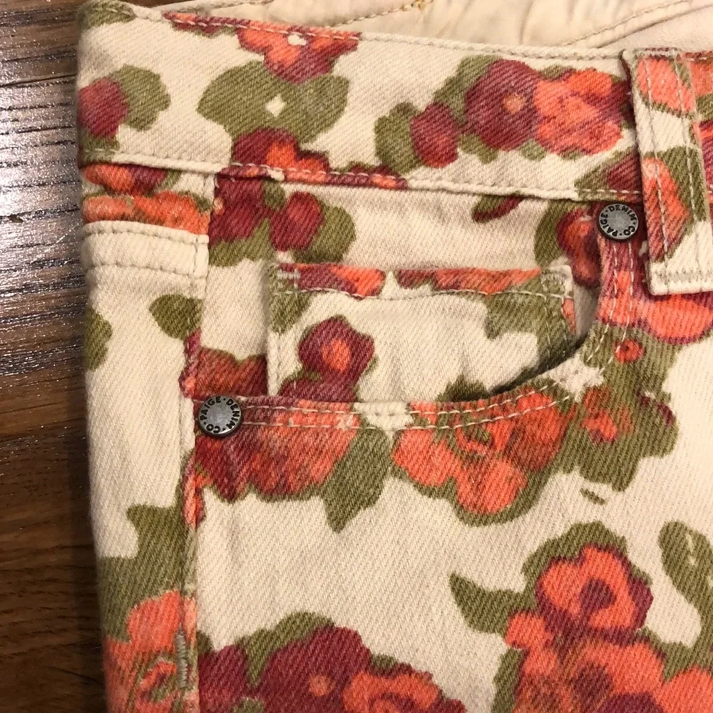 Paige Floral Skyline Ankle Peg. 25 - Picture 8 of 16